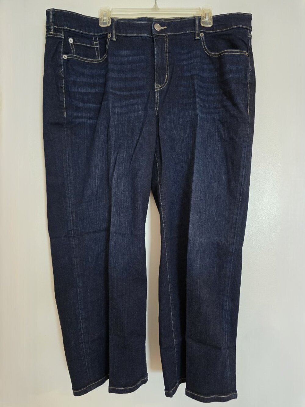 NWT Torrid Perfect Wide Leg Vintage Stretch Mid-Rise Jean Size 20 Short